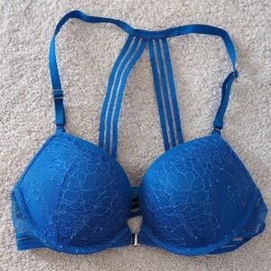 Victoria's Secret Royal Blue Lace Bra